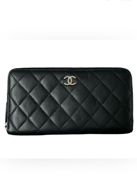 CHANEL Handbags - CHANEL Timeless Classic Lambskin  Zip around Wallet